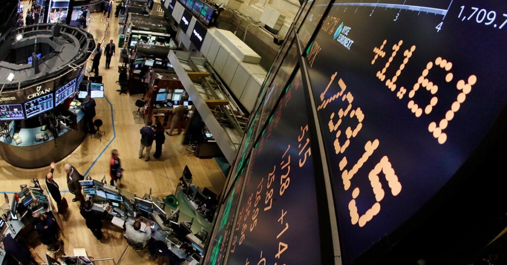 wall street Monday trading