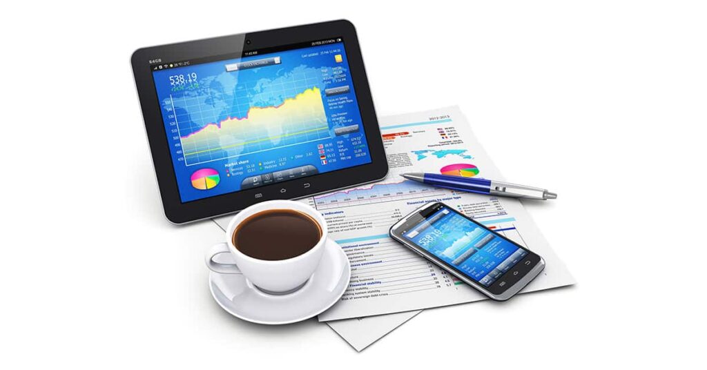 day trading on tablet